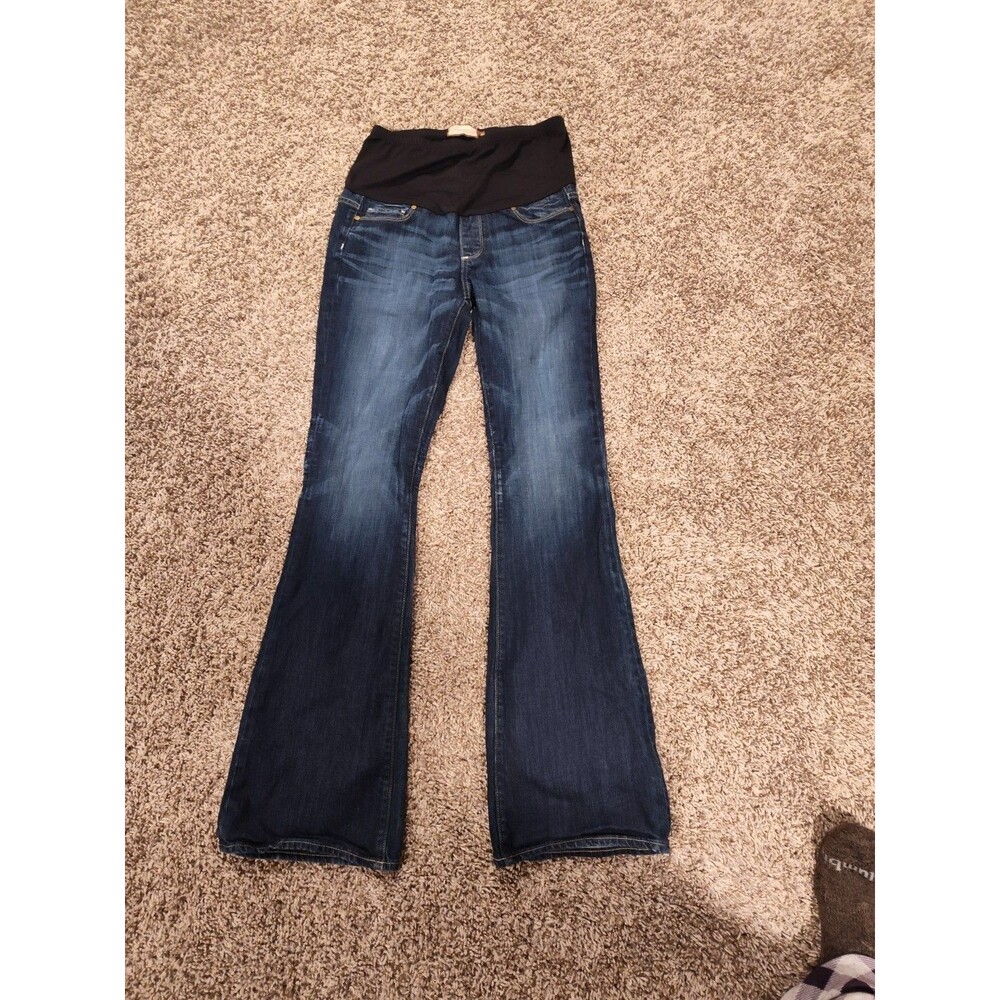 Laurel Canyon Paige Premium Denim Maternity Jeans Size 29 Made in U.S.A. USA